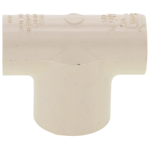 Main product image of 1/2" x 1/2" x 3/4" CPVC CTS  Reducing Tee (Socket)
