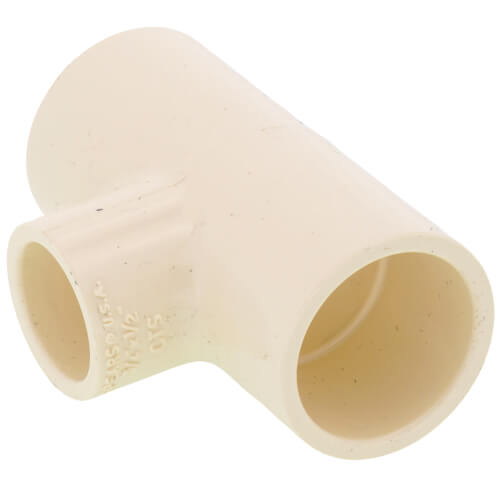 3/4" x 3/4" x 1/2" CPVC CTS  Reducing Tee (Socket)