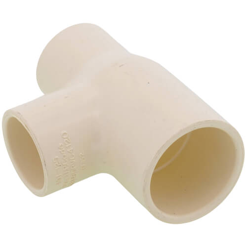 Main product image of 1" x 3/4" x 3/4" CPVC CTS Reducing Tee (Socket)