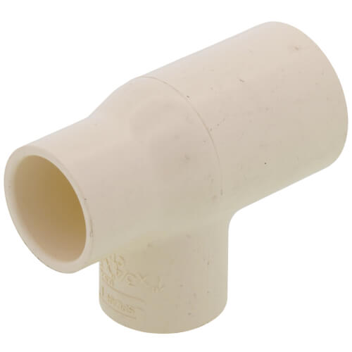 Main product image of 1" x 3/4" x 3/4" CPVC CTS Reducing Tee (Socket)