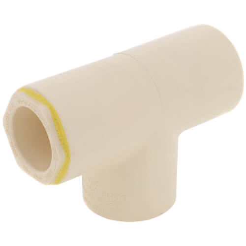 Main product image of 1" x 3/4" x 1" CPVC CTS Reducing Tee (Socket)