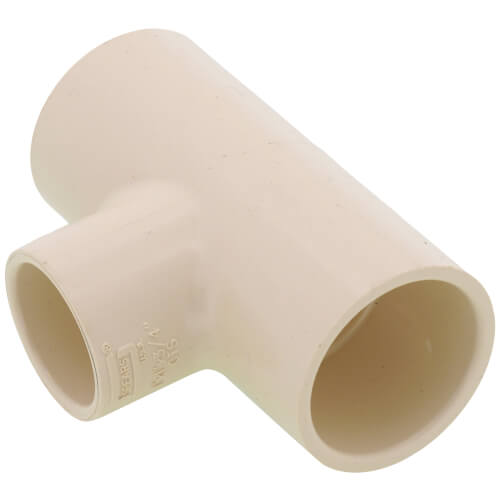 Main product image of 1" x 1" x 3/4" CPVC CTS Reducing Tee (Socket)