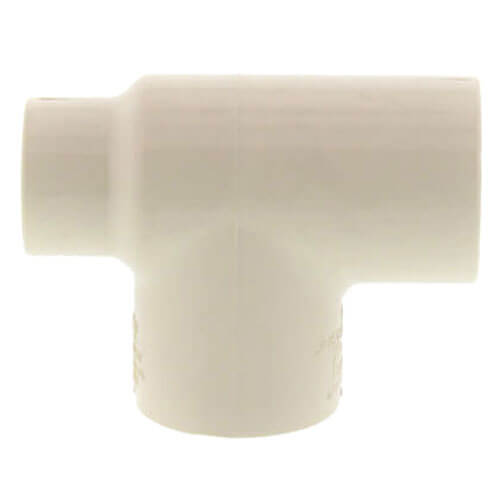 Main product image of 1-1/4" x 1/2" x 1/2" CPVC CTS Reducing Tee (Socket)