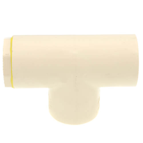 Main product image of 1-1/4" x 1/2" x 1-1/4" CPVC CTS Reducing Tee (Socket)