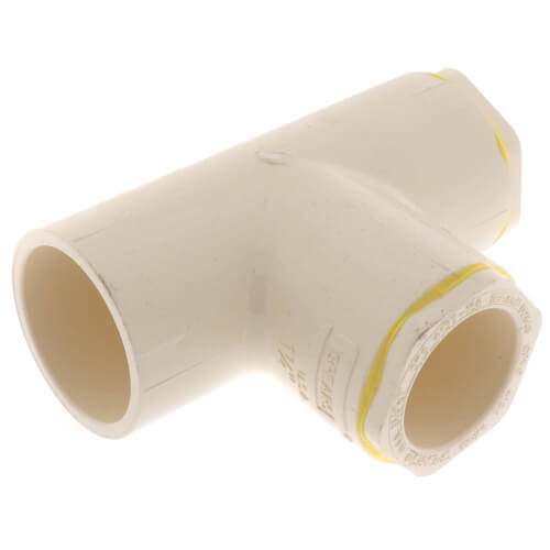 Main product image of 1-1/4" x 1" x 1" CPVC CTS Reducing Tee (Socket)