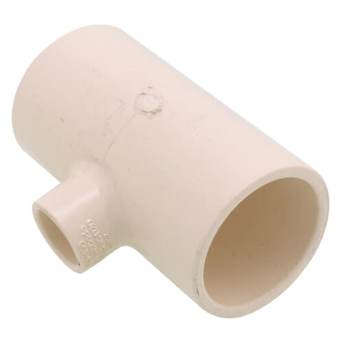 Main product image of 1-1/4" x 1-1/4" x 1/2" CPVC CTS Reducing Tee (Socket)