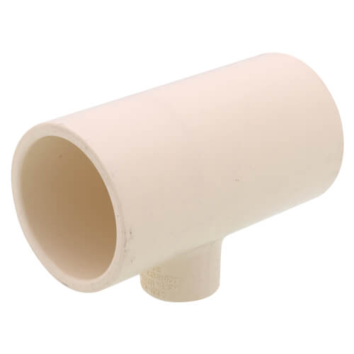 Main product image of 1-1/4" x 1-1/4" x 1/2" CPVC CTS Reducing Tee (Socket)