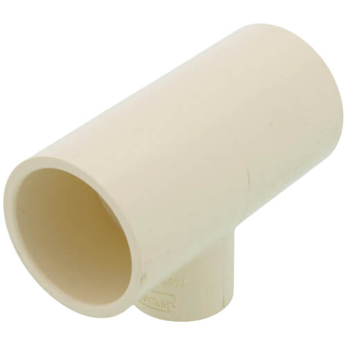 Main product image of 1-1/4" x 1-1/4" x 3/4" CPVC CTS Reducing Tee (Socket)