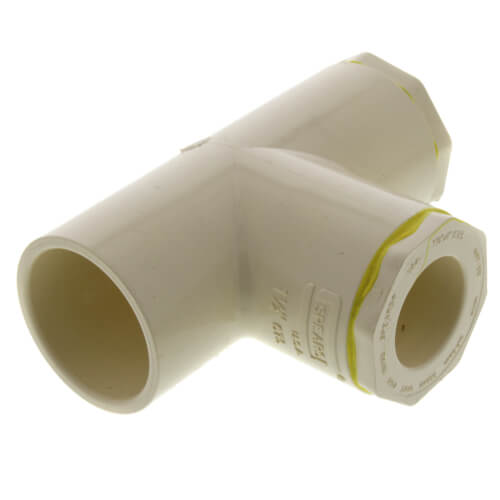Main product image of 1-1/2" x 1" x 1" CPVC CTS Reducing Tee (Socket)