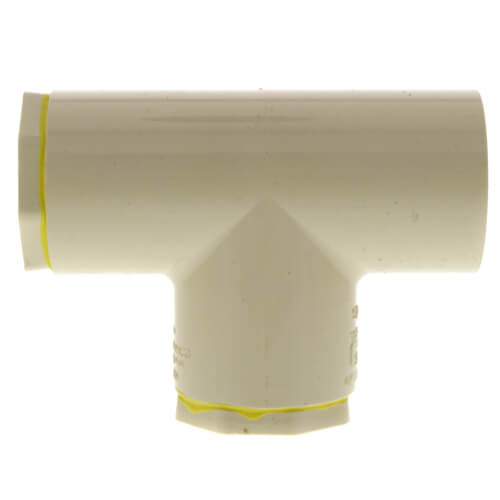 Main product image of 1-1/2" x 1" x 1" CPVC CTS Reducing Tee (Socket)