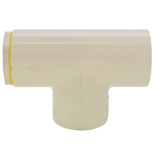 Main product image of 1-1/2" x 1-1/4" x 1-1/2" CPVC CTS Reducing Tee (Socket)
