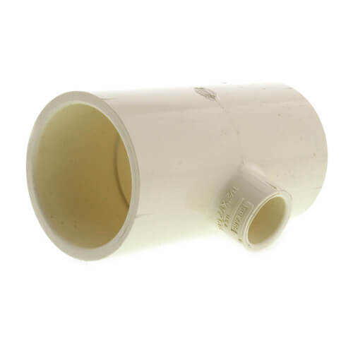 Main product image of 1-1/2" x 1-1/2" x 1/2" CPVC CTS Reducing Tee (Socket)