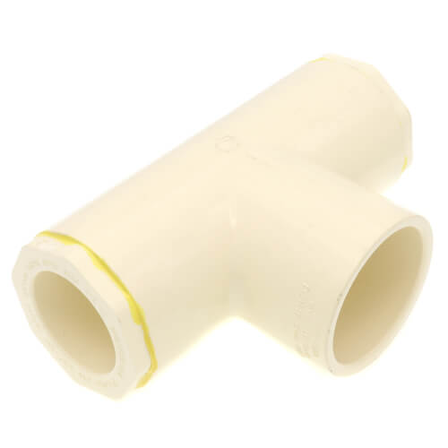Main product image of 1-1/2" x 1-1/2" x 2" CPVC CTS Reducing Tee (Socket)