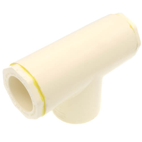 Main product image of 1-1/2" x 1-1/2" x 2" CPVC CTS Reducing Tee (Socket)