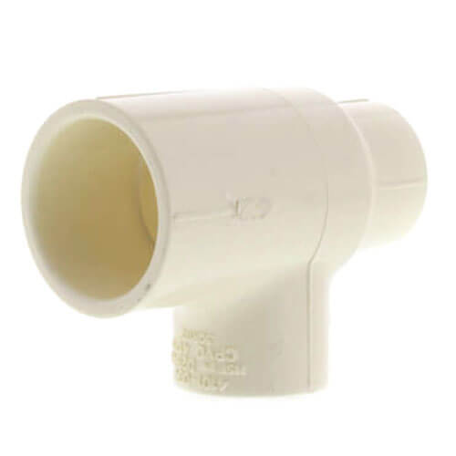 Main product image of 2" x 1/2" x 3/4" CPVC CTS Reducing Tee (Socket)
