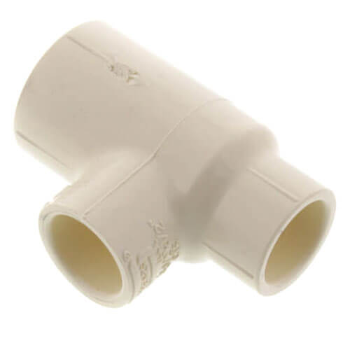 Main product image of 2" x 1/2" x 1-1/4" CPVC CTS Reducing Tee (Socket)