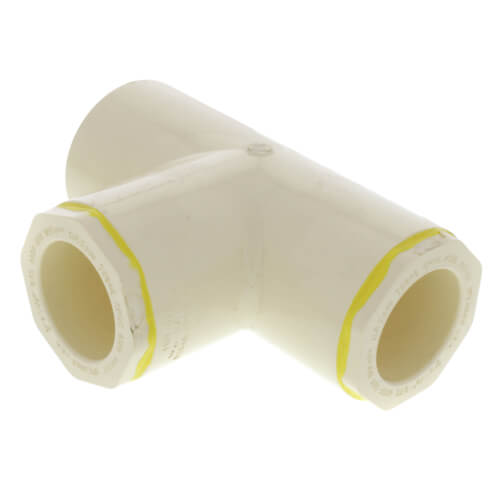 Main product image of 2" x 1-1/2" x 1-1/2" CPVC CTS Reducing Tee (Socket)