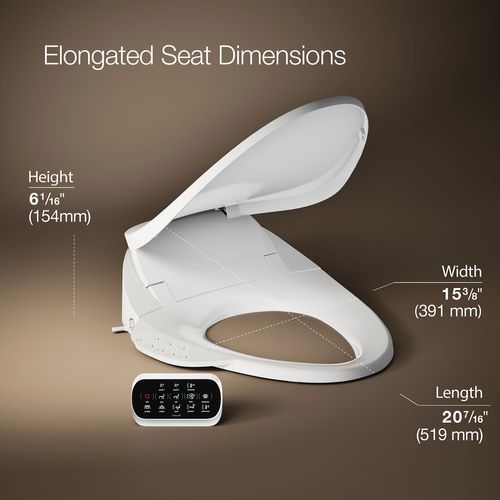 Main product image of PureWash E750 Elongated Bidet Toilet Seat with Remote Control, K-4108-0