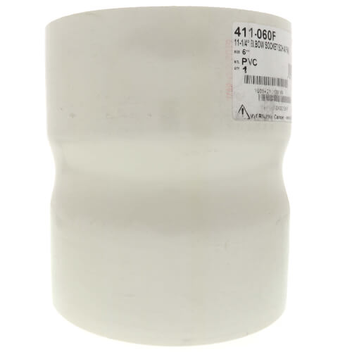 Main product image of 6" PVC Sch. 40 11.25° Elbow