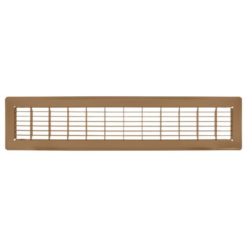4" x 24" Floor Return Air Grille (Brown)