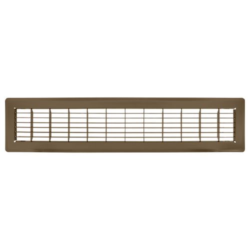 Main product image of 4" x 24" Floor Return Air Grille (Brown)