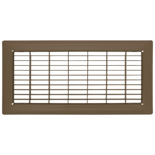 Main product image of 6" x 14" Floor Return Air Grille (Brown)