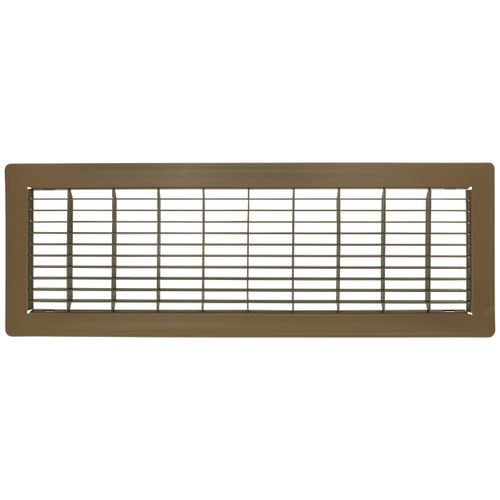 6" x 20" Floor Return Air Grille (Brown)