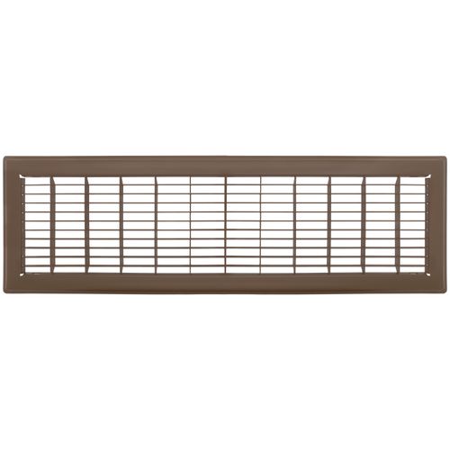 6" x 24" Floor Return Air Grille (Brown)
