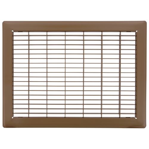 10" x 14" Floor Return Air Grille (Brown)