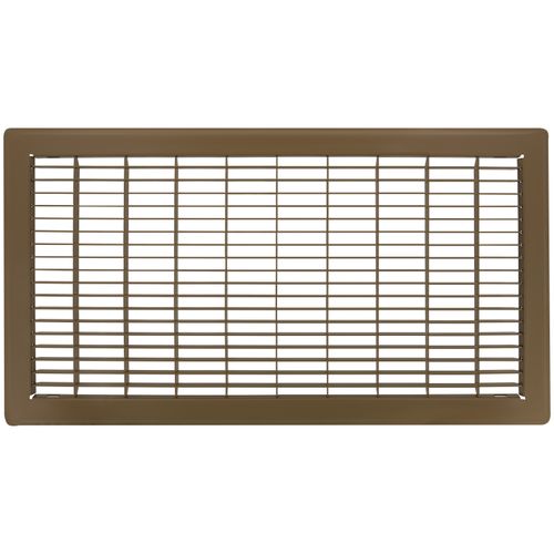10" x 20" Floor Return Air Grille (Brown)
