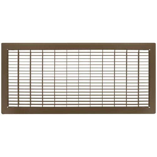 Main product image of 10" x 24" Floor Return Air Grille (Brown)