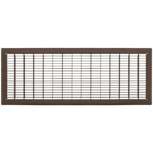 10" x 30" Floor Return Air Grille (Brown)