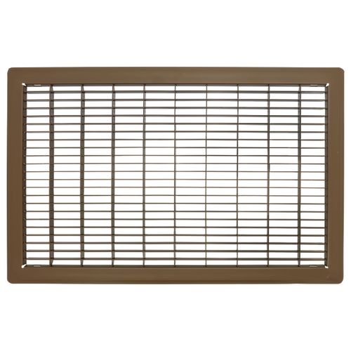 12" x 20" Floor Return Air Grille (Brown)