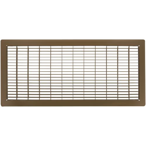 14" x 20" Floor Return Air Grille (Brown)