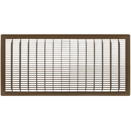 14" x 30" Floor Return Air Grille (Brown)