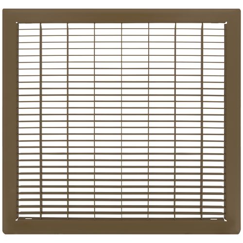 16" x 16" Floor Return Air Grille (Brown)