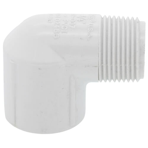 Main product image of 3/4" PVC Sch. 40 90° Street Elbow (Male x Fem)