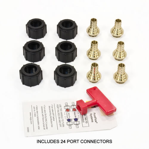 Main product image of 1/2", 24 Port Crimp MANABLOC (9 hot, 15 cold)