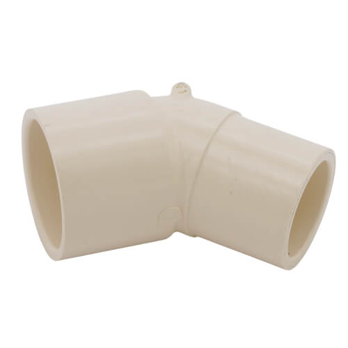 Main product image of 1" CPVC CTS 45° Street Elbow (Spigot x Socket)