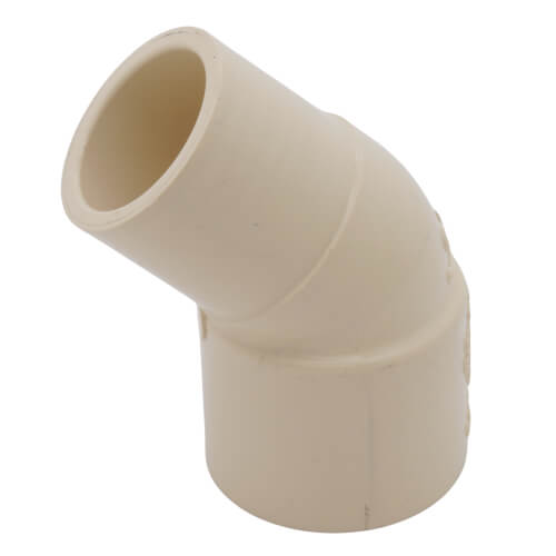 Main product image of 1" CPVC CTS 45° Street Elbow (Spigot x Socket)