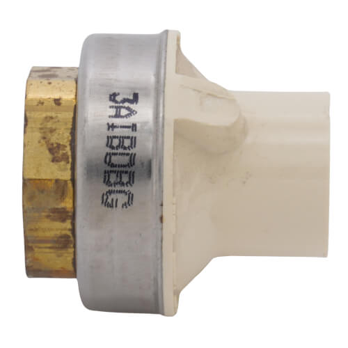 Main product image of 1/2" CTS CPVC Female Adapter w/ Gasket (Socket x Brass FPT)