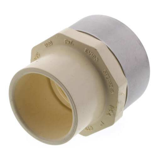 Main product image of 1" CTS CPVC Female Adapter w/ Reinforced SS Collar (Socket x FIPT)