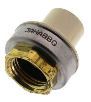 Main product image of 1-1/4" CTS CPVC Female Adapter w/ Gasket (Socket x Brass FPT)