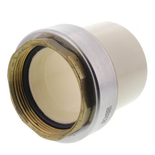 Main product image of 2" CTS CPVC Female Adapter w/ Gasket (Socket x Brass FPT)