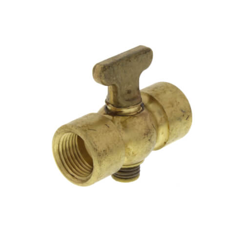 Main product image of 3/8" Spring Bottom, Double Female Air Cock w/ Tee Handle