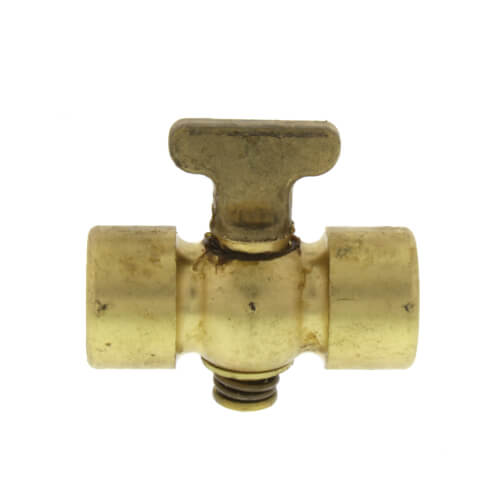 Main product image of 3/8" Spring Bottom, Double Female Air Cock w/ Tee Handle