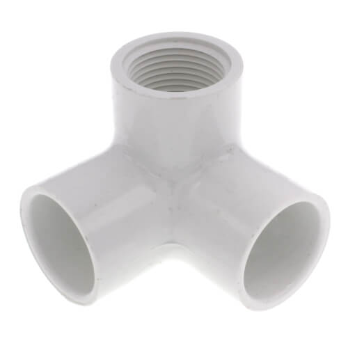 Main product image of 3/4" PVC Sch. 40 90° Elbow w/ Side Outlet (Socket x FIPT)