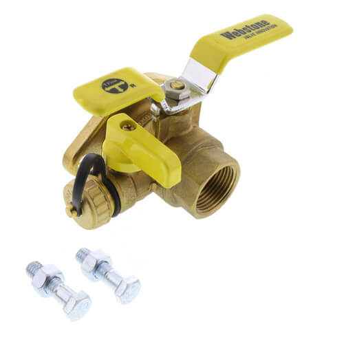 Main product image of 1" Threaded Isolator Flange w/ Drain & Rotating Flange