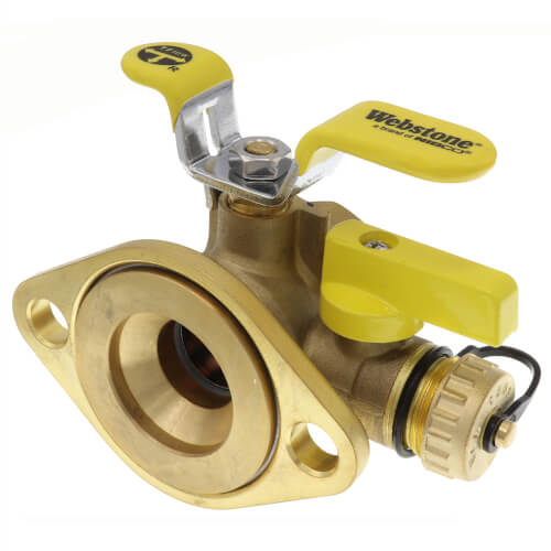 Main product image of 1" Threaded Isolator Flange w/ Drain & Rotating Flange - Lead Free