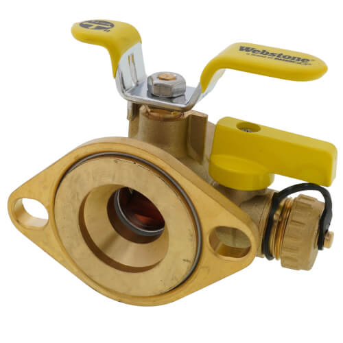 Main product image of 1" Threaded Isolator w/ MF Drain & Rotating Flange High Velocity - Lead Free